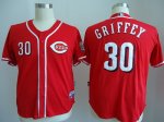Men's MLB Cincinnati Reds #30 Ken Griffey Red Cool Base Jerseys