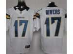 nike nfl san diego chargers #17 rivers elite white jerseys