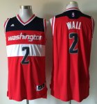 Men NBA Washington Wizards #2 John Wall Red Road Jerseys