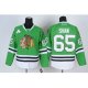 youth nhl chicago blackhawks #65 shaw green jerseys