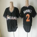 MLB Jerseys Florida Marlins #2 Hanley Ramirez Black (2012 New)