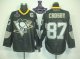 Men Pittsburgh Penguins #87 Sidney Crosby Black Ice 2017 Stanley Cup Finals Champions Stitched NHL Jersey