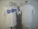 mlb los angeles dodgers blank white [cool base]