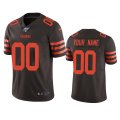 Cleveland Browns Custom Brown 100th Season Color Rush Limited Jersey