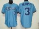 Baseball Jerseys atlanta braves #3 murphy light blue throwback