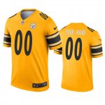 Pittsburgh Steelers Custom Gold Inverted Legend Jersey