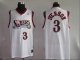 Basketball Jerseys philadelphia 76ers 3# iverson white(black num