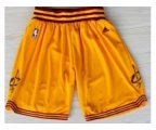 nba cleveland cavaliers yellow shorts [revolution 30]