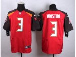 Nike Tampa Bay Buccaneers #3 Jameis Winston Red Elite jerseys