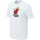 nba miami heat big & tall primary logo white T-Shirt