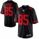 nike san francisco 49ers #85 davis black [nike Limited]