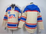 nhl USA jerseys #37 cream [pullover hooded sweatshirt]