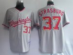 Baseball Jerseys washington nationals #37 strasburg grey