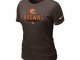 Women Cleveland Browns Brown T-Shirt