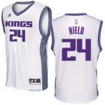 Men's Sacramento Kings #24 Buddy Hield White Home Basketball Jerseys