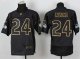 nike nfl seattle seahawks #24 marshawn lynch black [Elite gold l