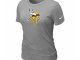 Women Minnesota Vikings L.Grey T-Shirts