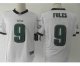 nike nfl philadelphia eagles #9 foles elite white jerseys