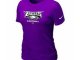 Women Philadelphia Eagles Purple T-Shirt