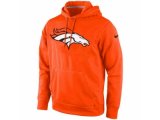 nike denver broncos orange ko logo essential hoodie