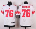 nike new york giants #76 flowers white elite jerseys