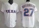 Baseball Jerseys texans rangers #27 guerrero white