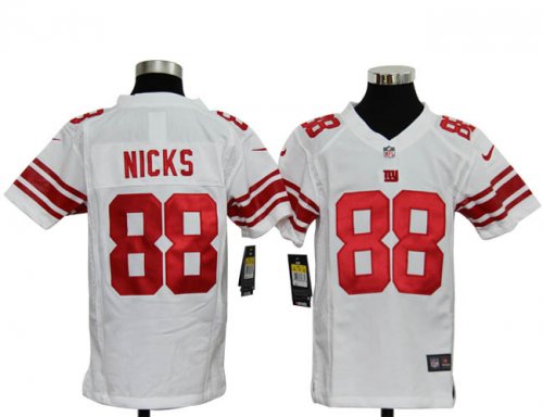 nike youth nfl new york giants #88 nicks white jerseys