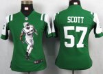 nike women nfl new york jets #57 scott green jerseys [portrait f