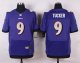 nike baltimore ravens #9 tucker purple elite jerseys