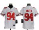nike youth nfl san francisco 49ers #94 smith white jerseys