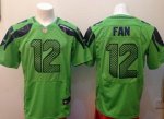 nike nfl seattle seahawks #12 fan elite green jerseys