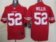 nike nfl san francisco 49ers #52 willis red jerseys [nike limite