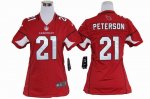 nike women nfl arizona cardinals #21 patrick peterson red jersey