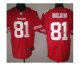 nike nfl san francisco 49ers #81 boldin elite red jerseys