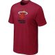 nba miami heat big & tall primary logo red T-Shirt