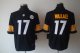 nike nfl pittsburgh steelers #17 wallace black jerseys [nike lim