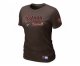 Women Houston Astros Brown Nike Short Sleeve Practice T-Shirt