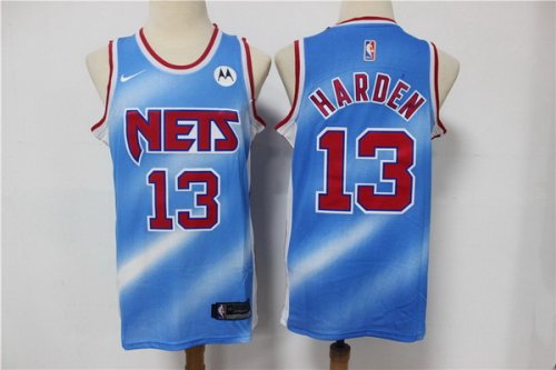 Basketball Jerseys Brooklyn Nets #13 James Harden Blue 2020-21 Swingman Men\'s Jersey