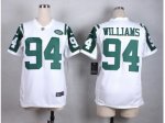 Women Nike New York Jets #94 Leonard Williams white jerseys