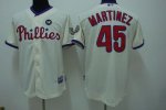 Baseball Jerseys philadelphia phillies #45 martinez ws09 patch c