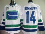 Hockey Jerseys vancouver canucks #14 burrows white(40th)