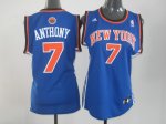 women nba new york knicks #7 anthony blue cheap jerseys
