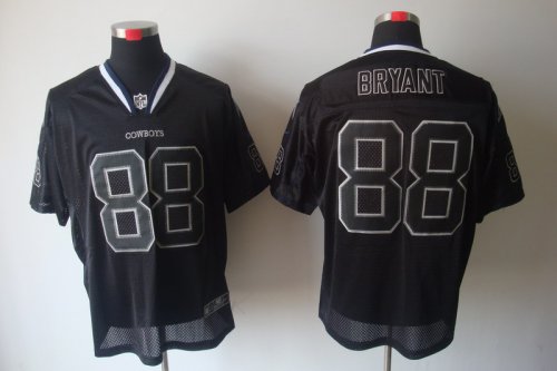 nike nfl dallas cowboys #88 bryant elite black jerseys [lights o