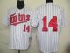 Baseball Jerseys jersey minnesota twins #14 hrbek m&n white[blac