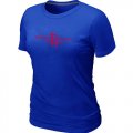 women nba houston rockets big & tall primary logo blue T-Shirt