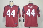 nike nfl houston texans #44 tate red jerseys [game]