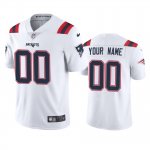 New England Patriots Custom White 2020 Vapor Limited Jersey - Men's