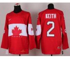 nhl team canada #2 keith red [2014 winter olympics]