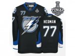 NHL Tampa Bay Lightning #77 Victor Hedman Black 2015 Stanley Cup