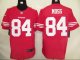 nike nfl san francisco 49ers #84 moss elite red jerseys